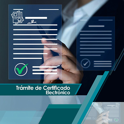 Trámite de Certificado Electrónico